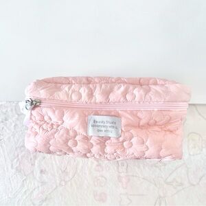 Flower Quilt Makeup Bag